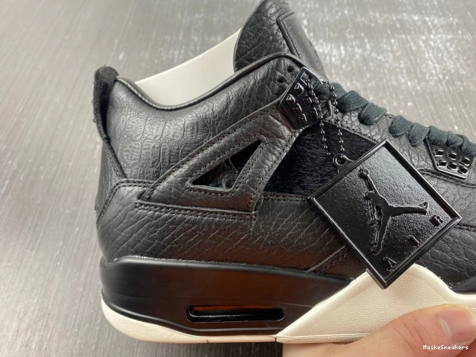 MaikeSneakers Retro Black Hair Pony 4 819139-010 Jordan 0801